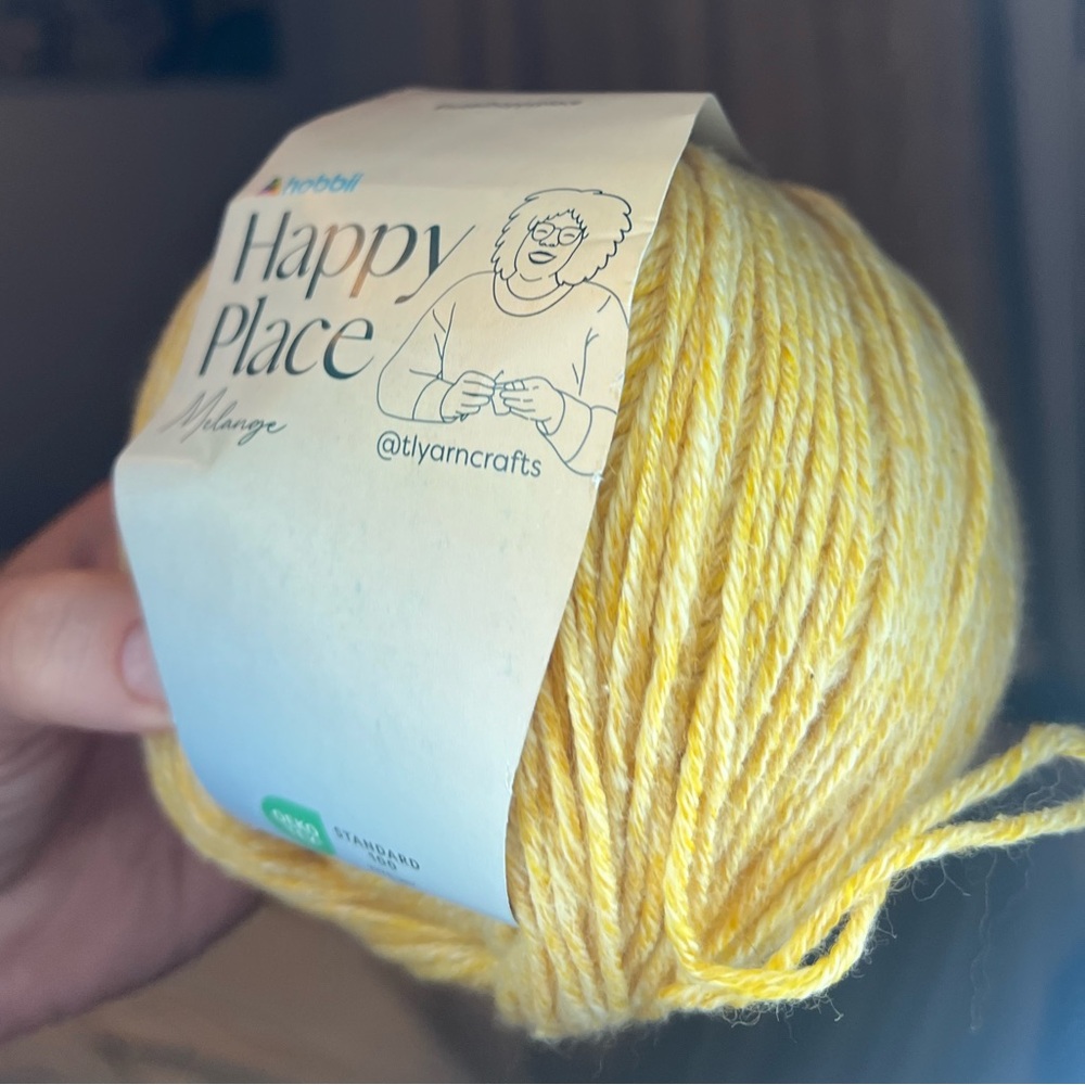 Sold Hobbii Happy Place Melange Ochre Yellow 06 NWT-will disc bundle SOLD OUT